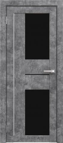 Межкомнатная дверь Экошпон Амати 22(ч) Светлый бетон