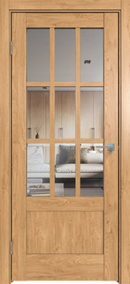 649 ПО Дуб винчестер светлый, Стекло прозрачное