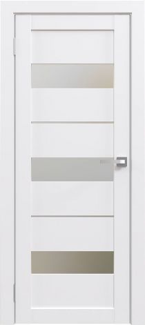 Межкомнатная дверь Flash Eco 12 (матовое стекло) Белый