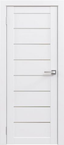 Межкомнатная дверь Flash Eco 1 (матовое стекло) Белый