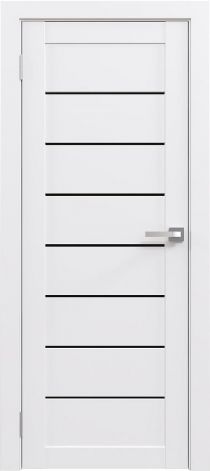 Межкомнатная дверь Flash Eco 1 (лакобель чёрный)