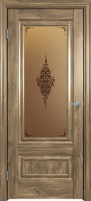 599 ПО Дуб винчестер трюфель, Сатин бронза бронзовый пигмент