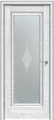 591 ПО Дуб патина серый, Сатин белый лак перламутр