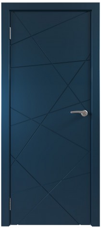 Межкомнатная дверь эмалированная Эмаль 13 Индиго