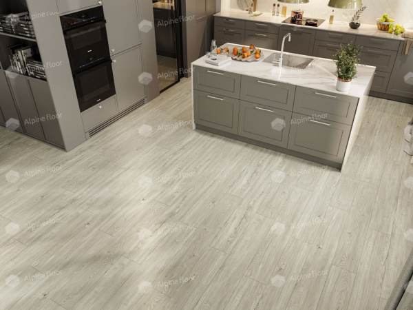 LVT ламинат Секвойя Снежная ЕСО 6-8 LVT