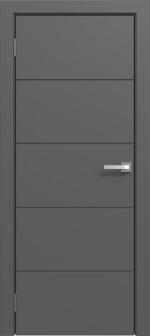 Межкомнатная дверь эмалированная Эмаль 11 Графит