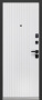 Входная дверь квартирная Luxor 2МДФ Вертикаль Эмалит Белый